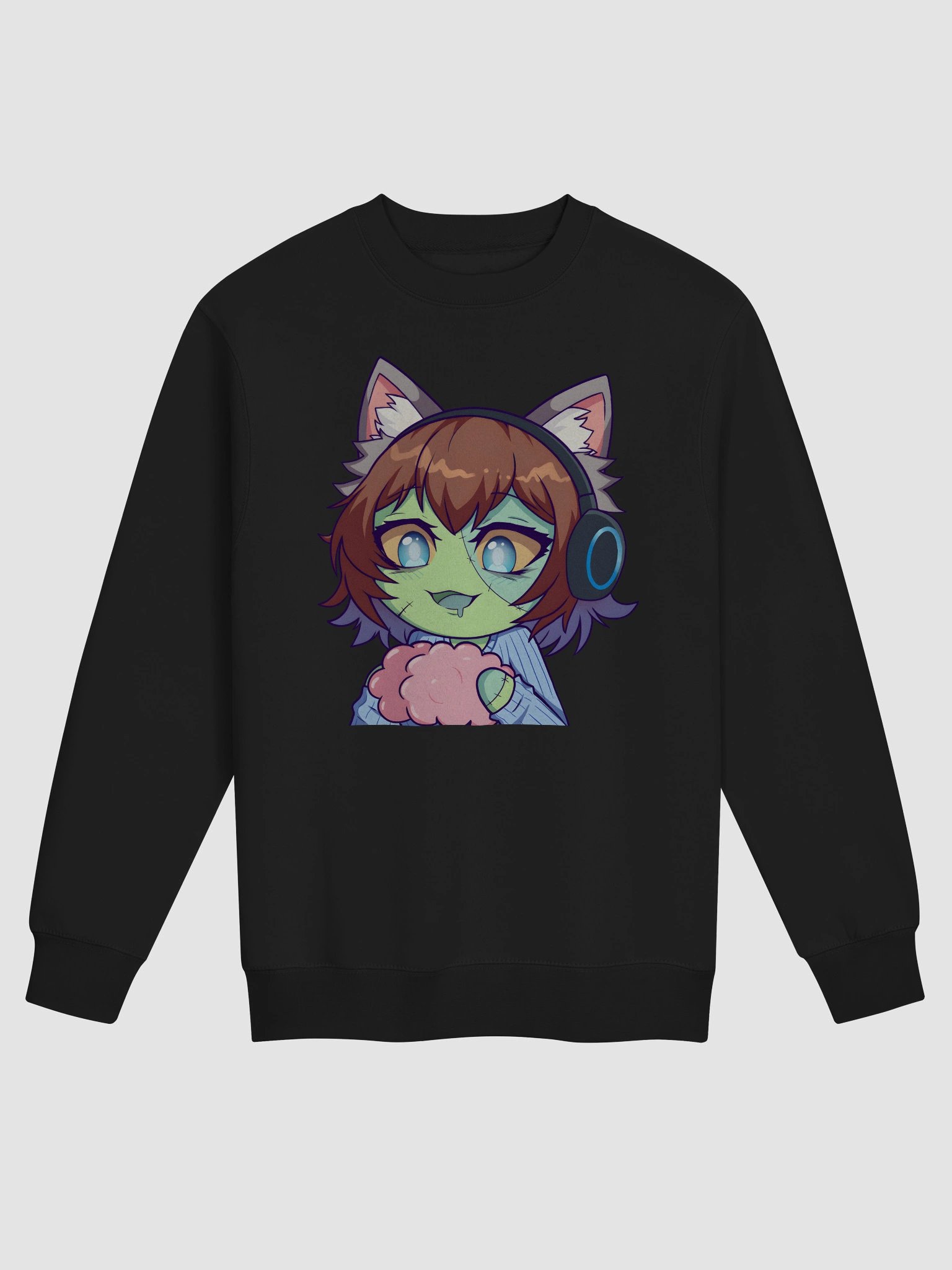 Zombie Cat Women's Sweatshirt product image (1)