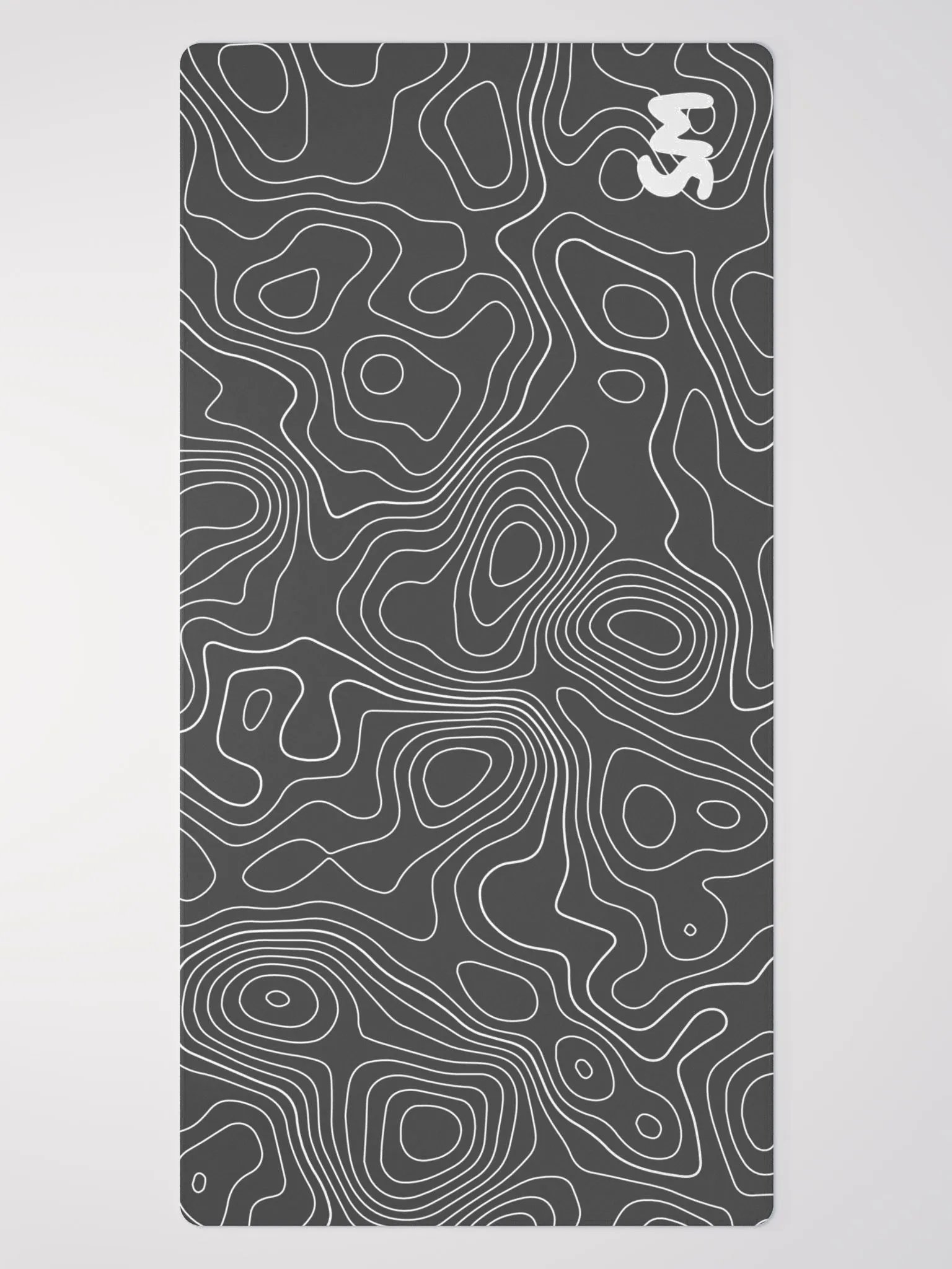Shadow Black Topographic Solar's Gaming Mousepad product image (2)