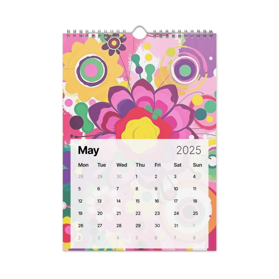 ART ABSTRACT WALL CALENDAR 2025 product image (10)