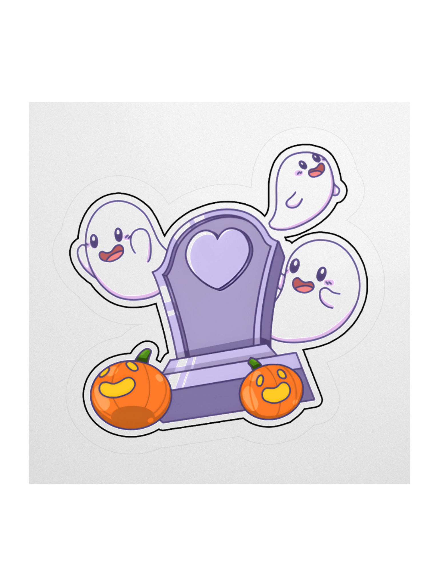 Ghosts'n Tombstone Sticker product image (1)