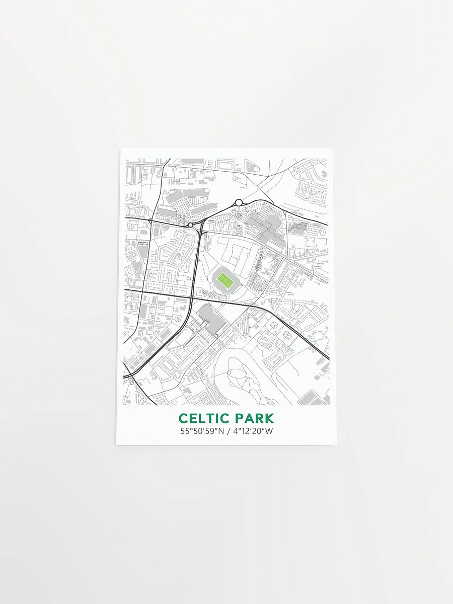 Celtic Park Map Design Poster product image (18)