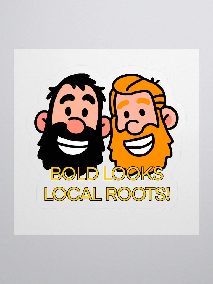 Bold Looks Local Roots Kiss Cut Stickers product image (3)