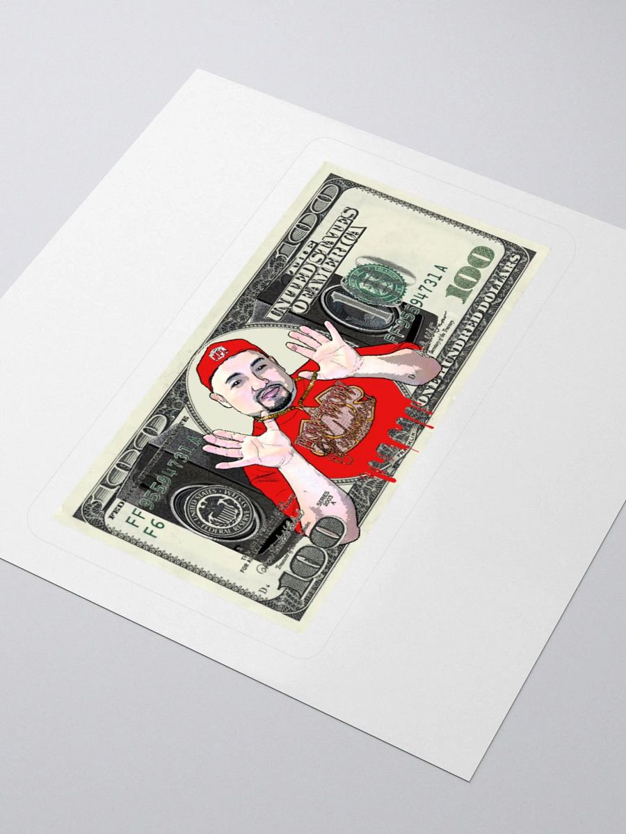 Big Face $100 Jayare Sticker product image (3)