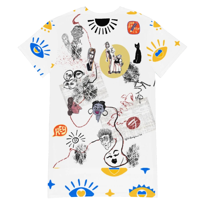 Scribble-Wear #1 T-Shirt Dress/Toons product image (3)