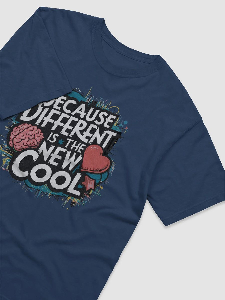 Because Different is the New Cool Heavyweight Unisex T-Shirt product image (4)