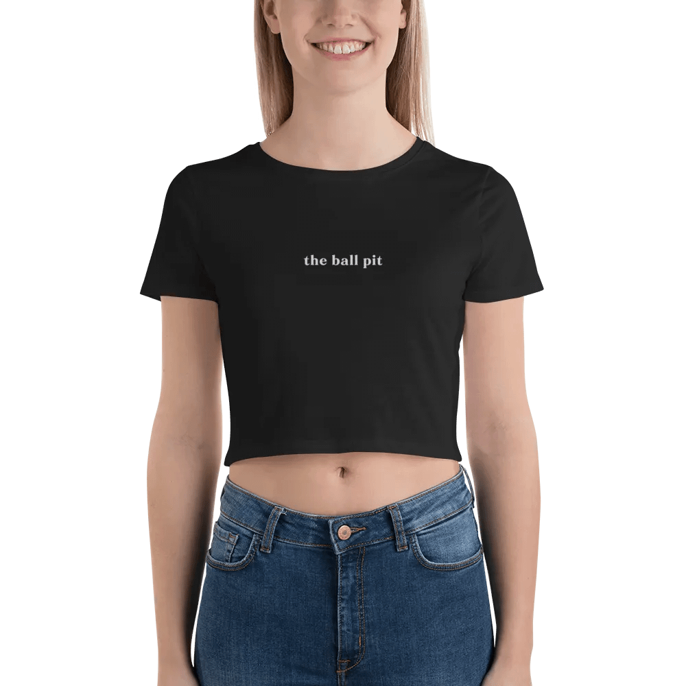the ball pit - Embroidered Cropped Tee product image (3)
