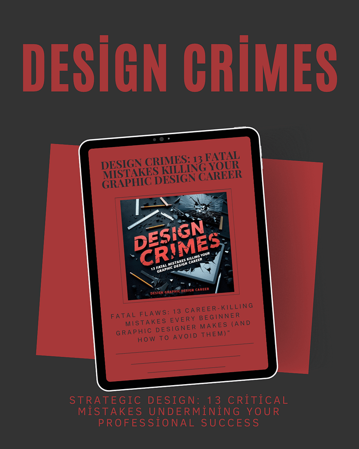 DESIGN CRIMES: 13 Fatal Mistakes Killing Your Graphic Design Career product image (1)