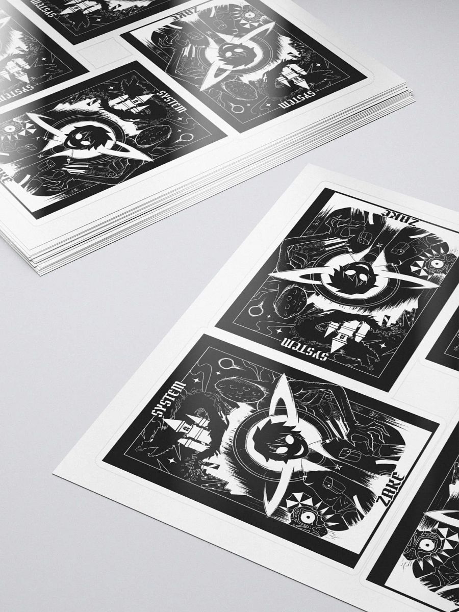 VILLAIN SERIES - TAROT 4 PACK STICKERS product image (5)