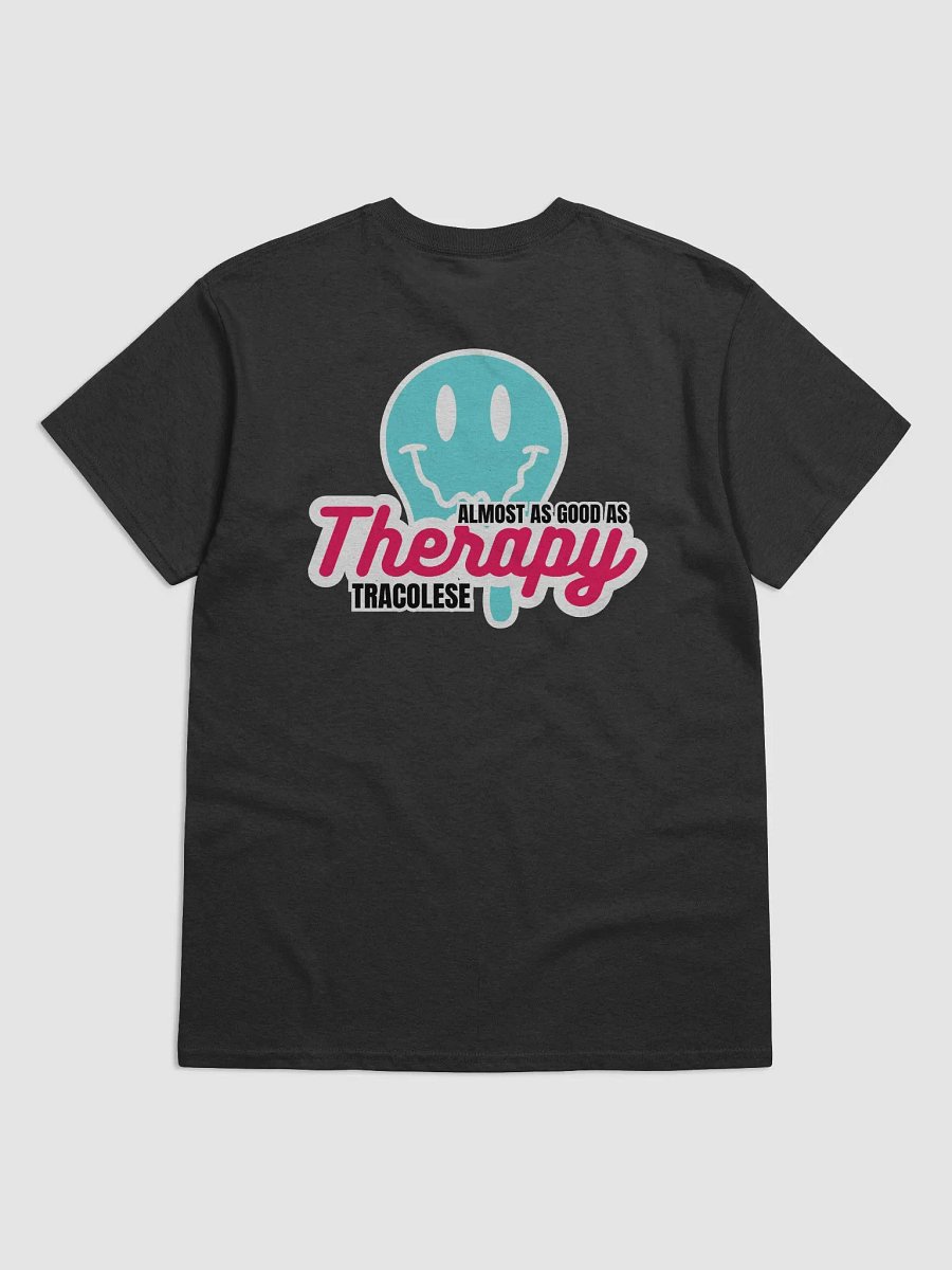 Almost as Good as Therapy - Black Tee product image (2)
