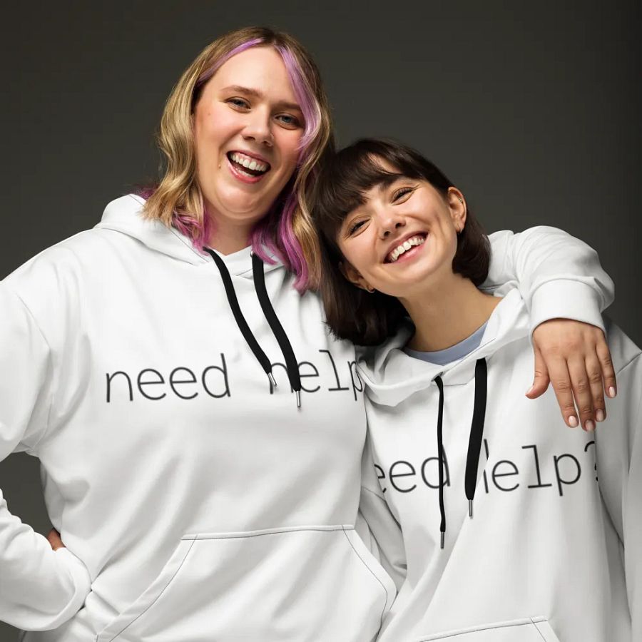 need help? RTFM! hoodie (light mode) product image (9)