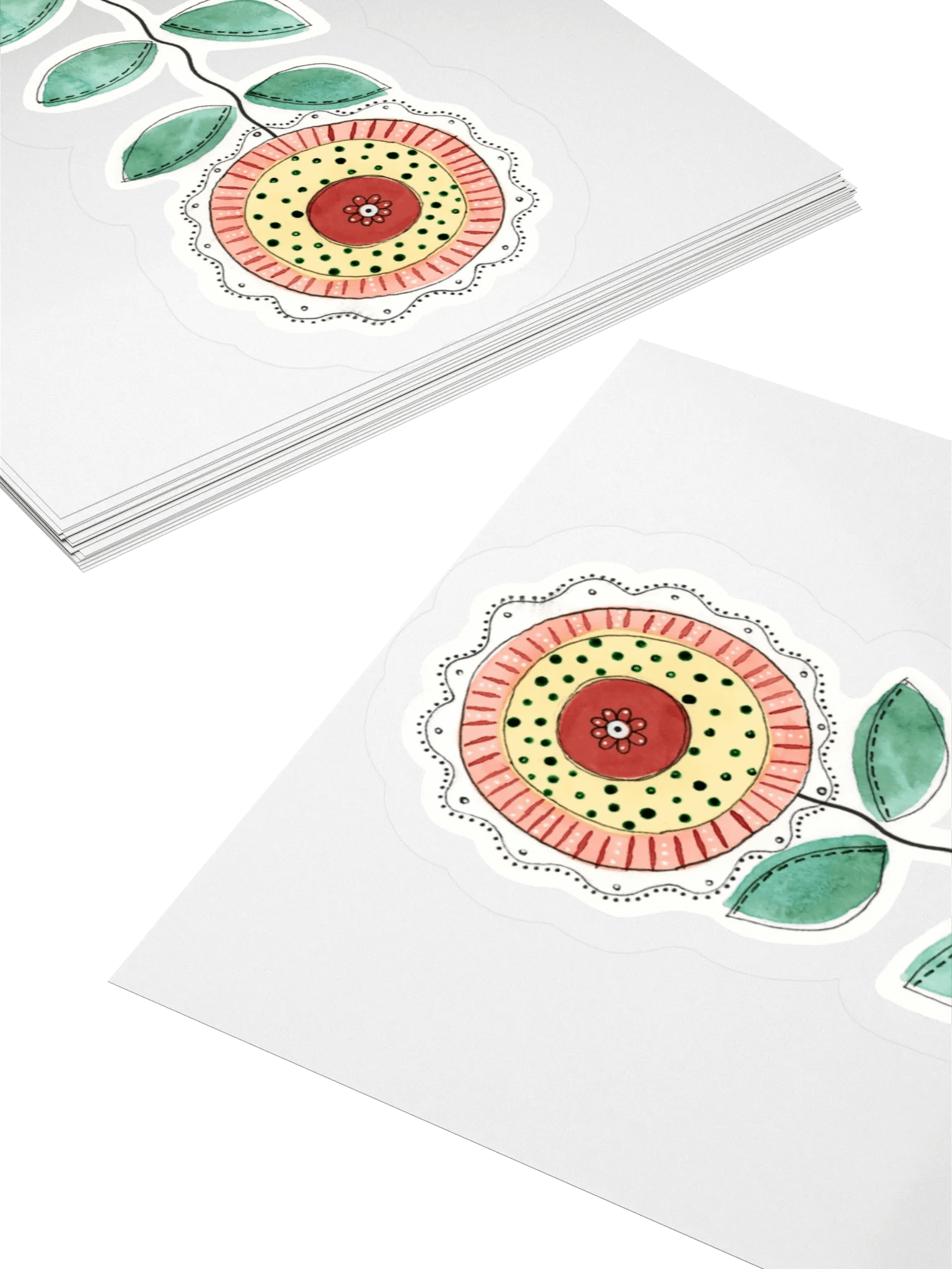 Flower Watercolor Doodle Sticker product image (12)