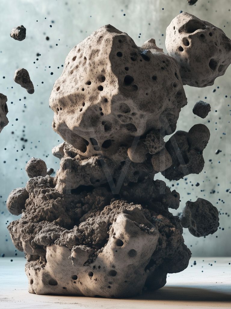 Abstract 3D Concrete Sculpture #0001 product image (3)