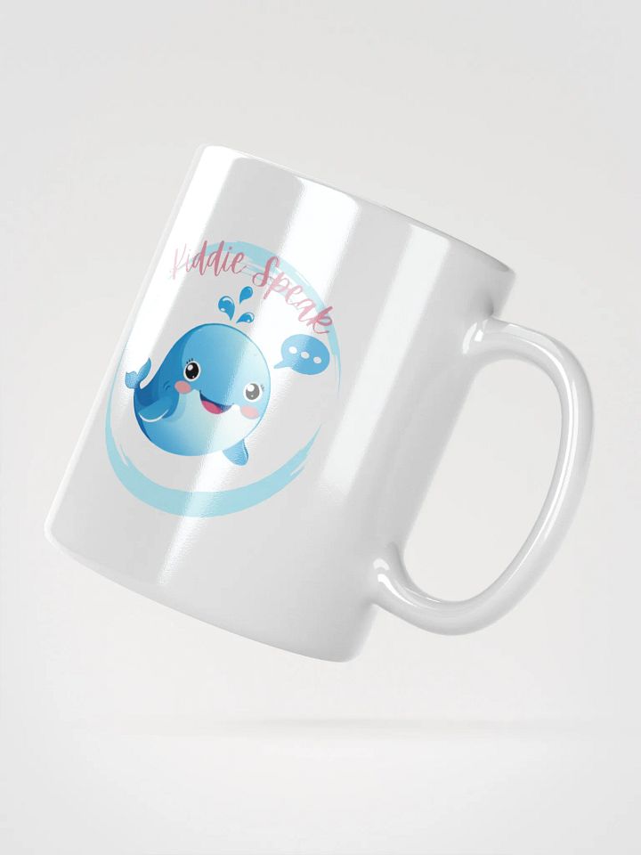 Blue Whale White Glossy Mug product image (5)