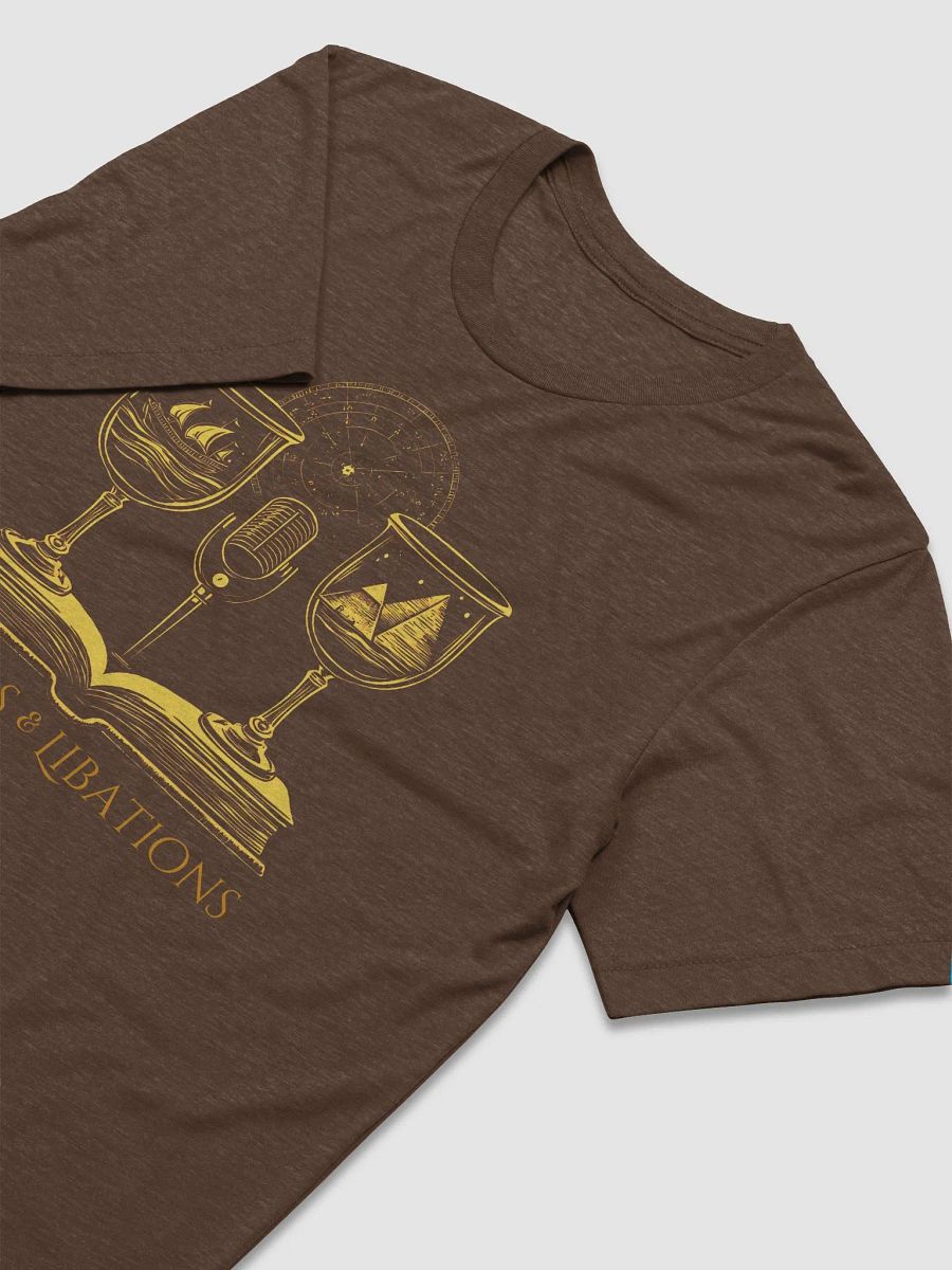 Legends & Libations Gold Logo Bella+Canvas T-Shirt product image (3)