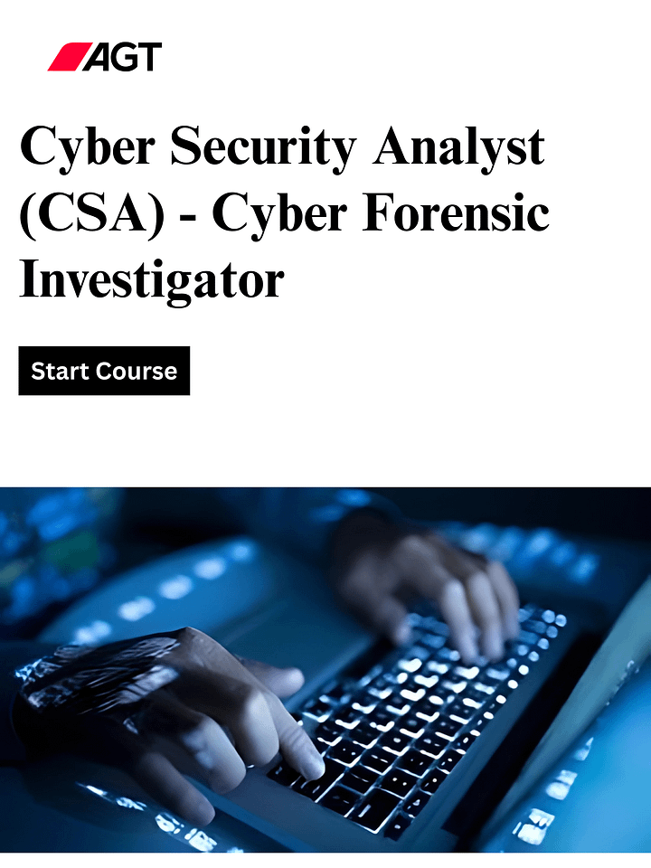 Cyber Security Analyst (CSA) - Cyber Forensic Investigator product image (1)