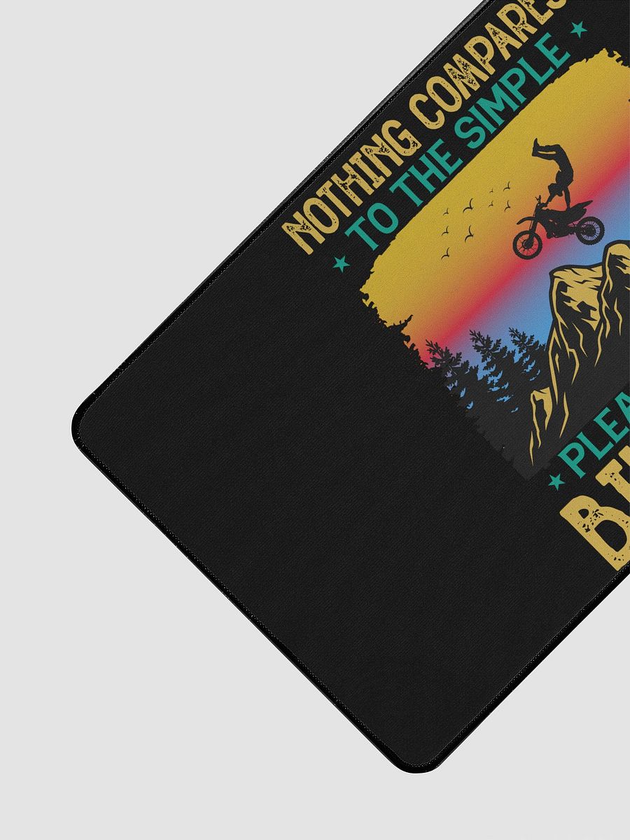 Simple Pleasure of a Bike Ride - Mountain Biking Desk Mat product image (3)