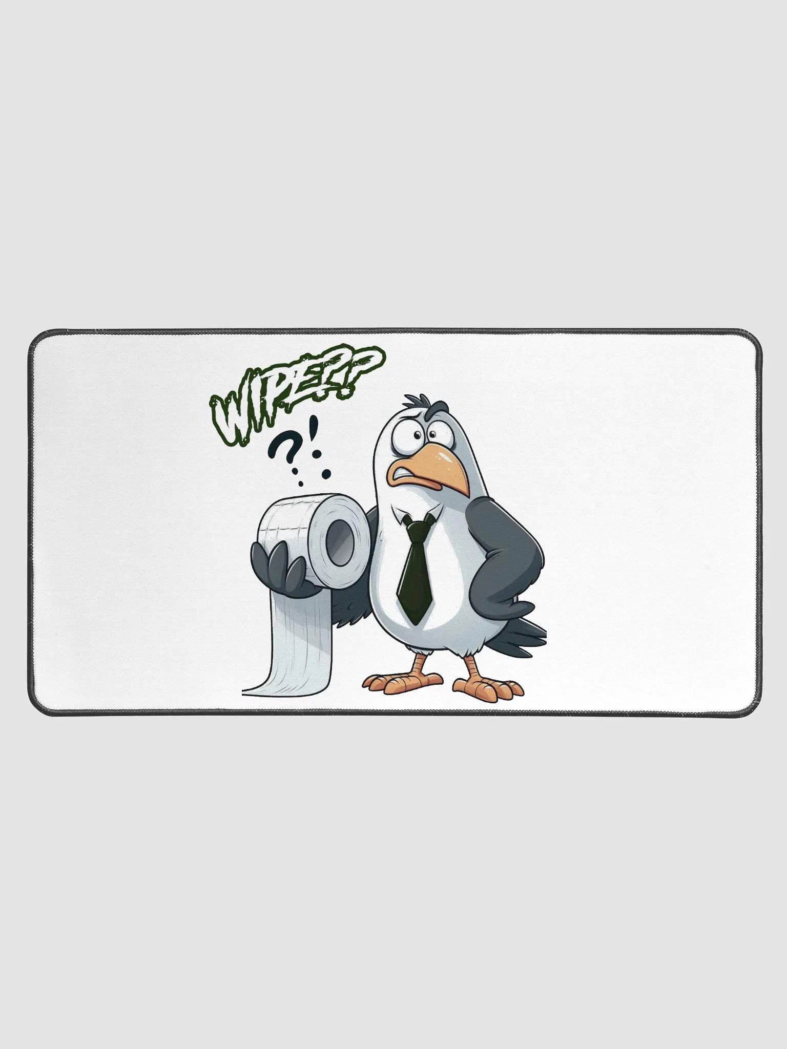 Wipe (Bird) Desk Mat product image (1)