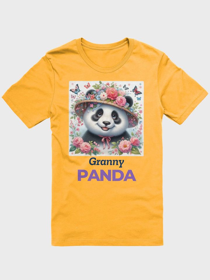 Floral Granny Panda T-Shirt product image (3)