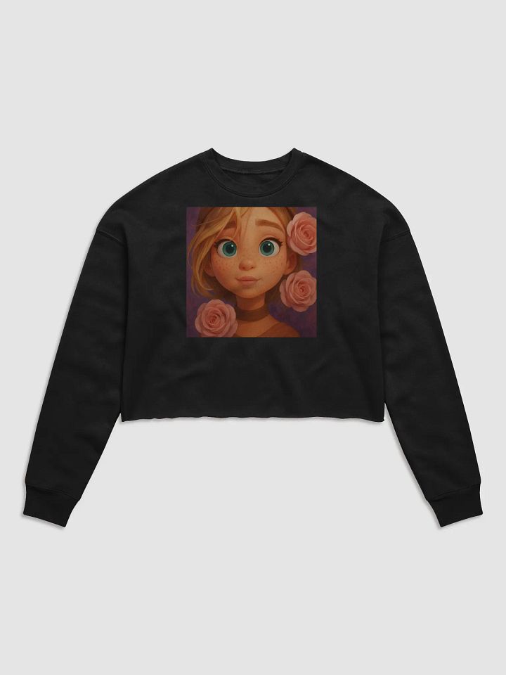 Rosalina - Women's Fleece Crop Sweatshirt product image (3)