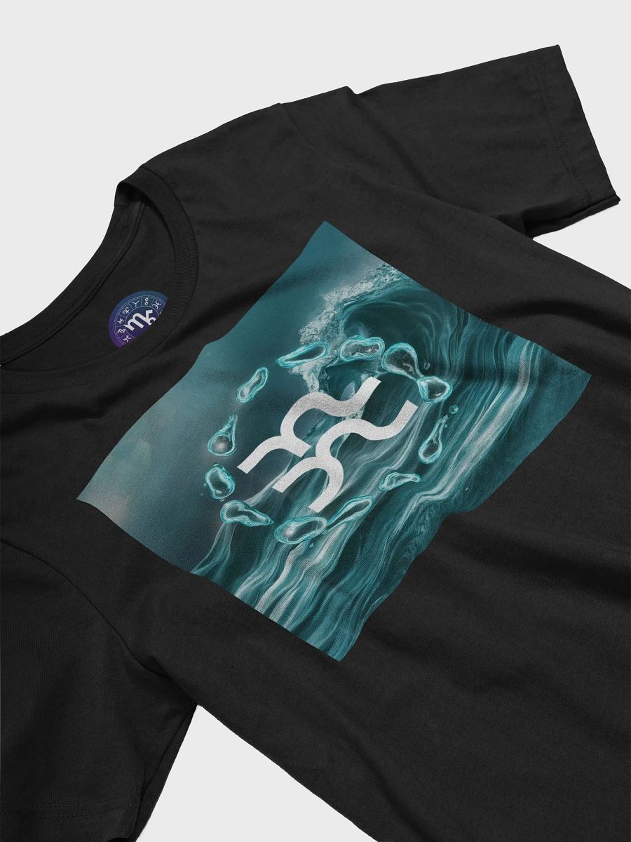 Exclusive Aquarius Zodiac T-Shirt - Unisex Astrology Gift with Oceanic Water Bearer Design product image (5)