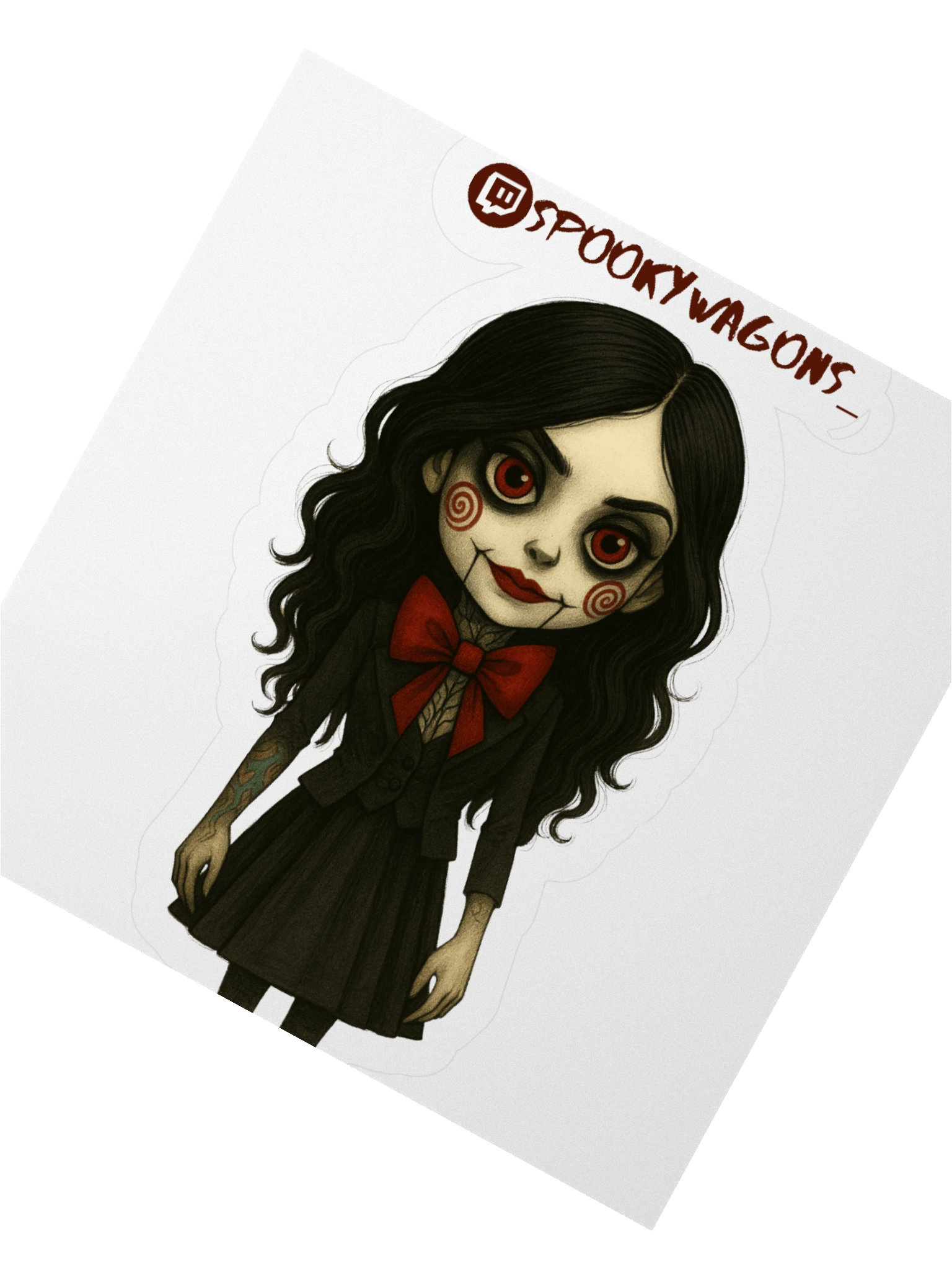 Spookytober Billy Sticker product image (4)