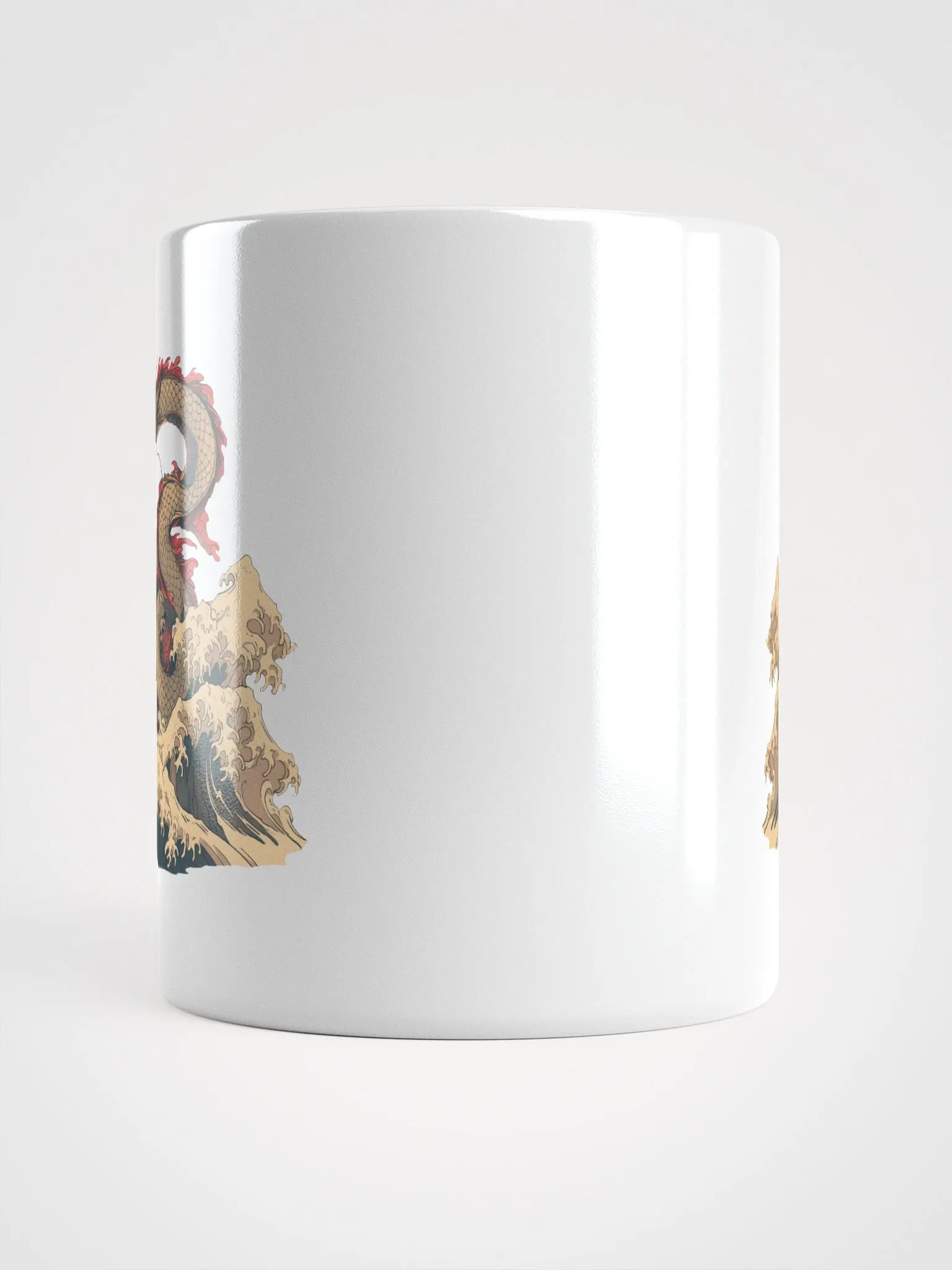 Sea Dragon Monster Vintage Art Ikuchi Mug product image (5)