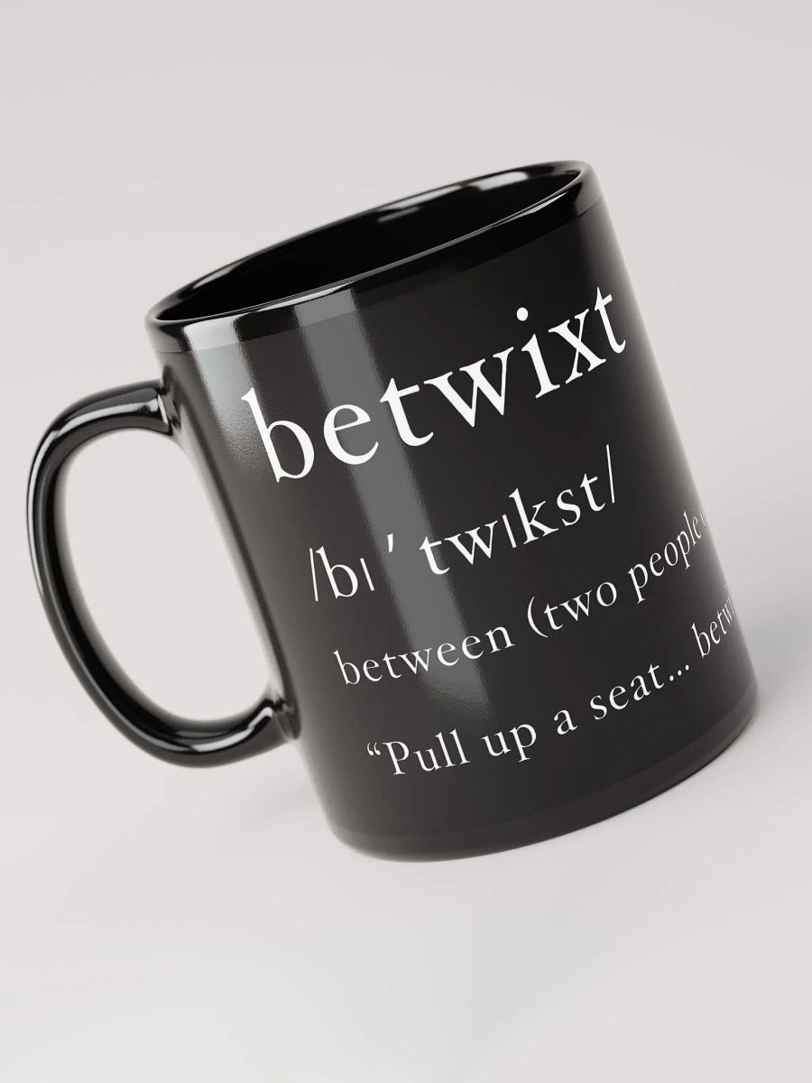 Betwixt Definition Mug Black product image (1)