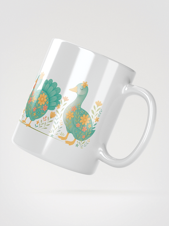 Mug Blanc - Ferme Fleurie Rétro Série 1 - Cadeau Original product image (2)