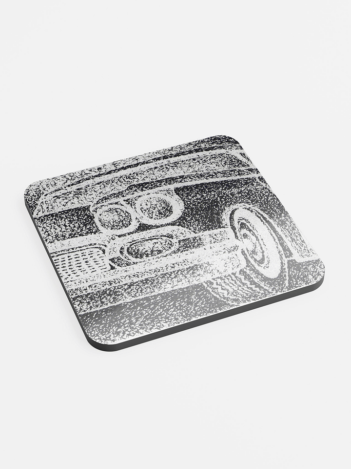 Black Car coaster product image (2)