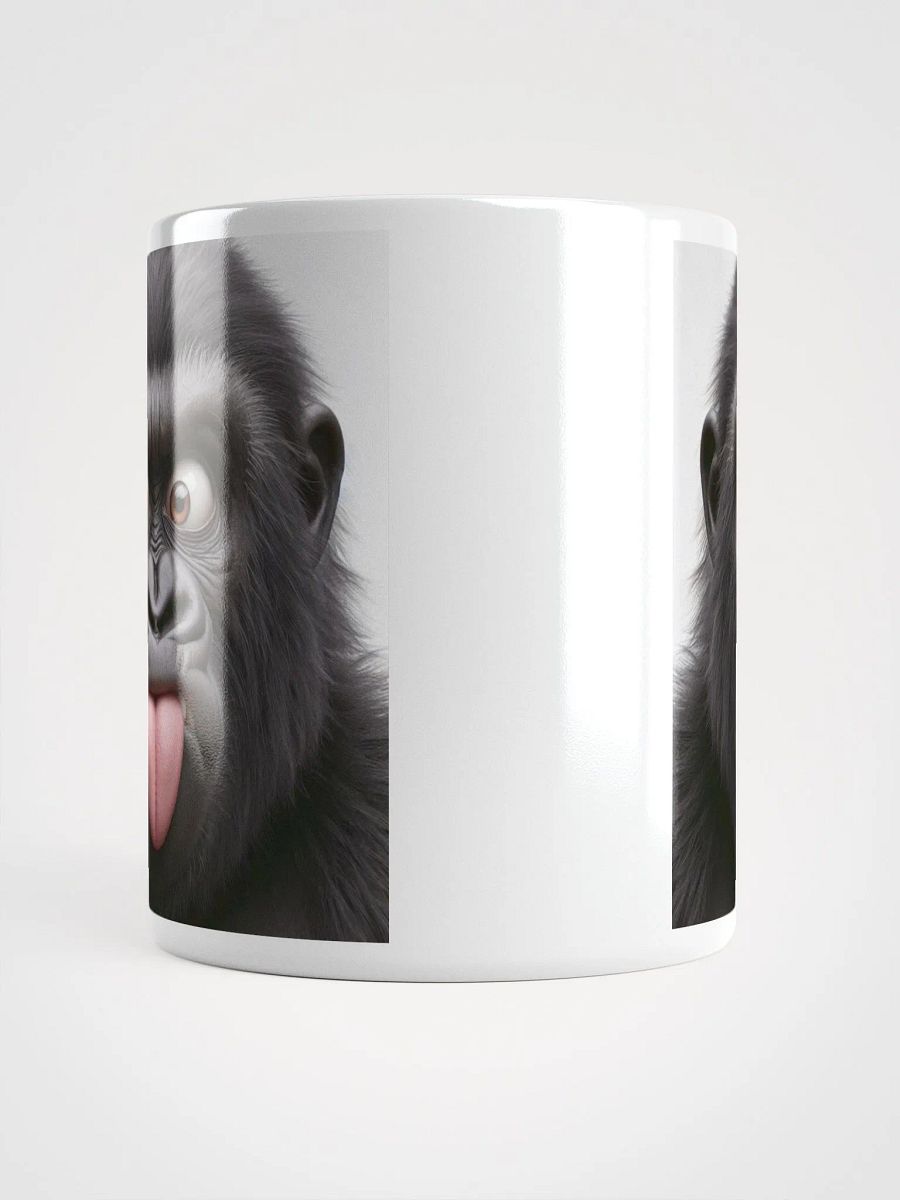 Rude Gorilla #Humorous Mug - White product image (5)