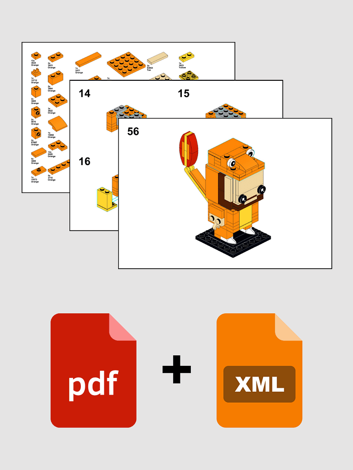 Pix Dino Orange PDF and Parts List product image (2)
