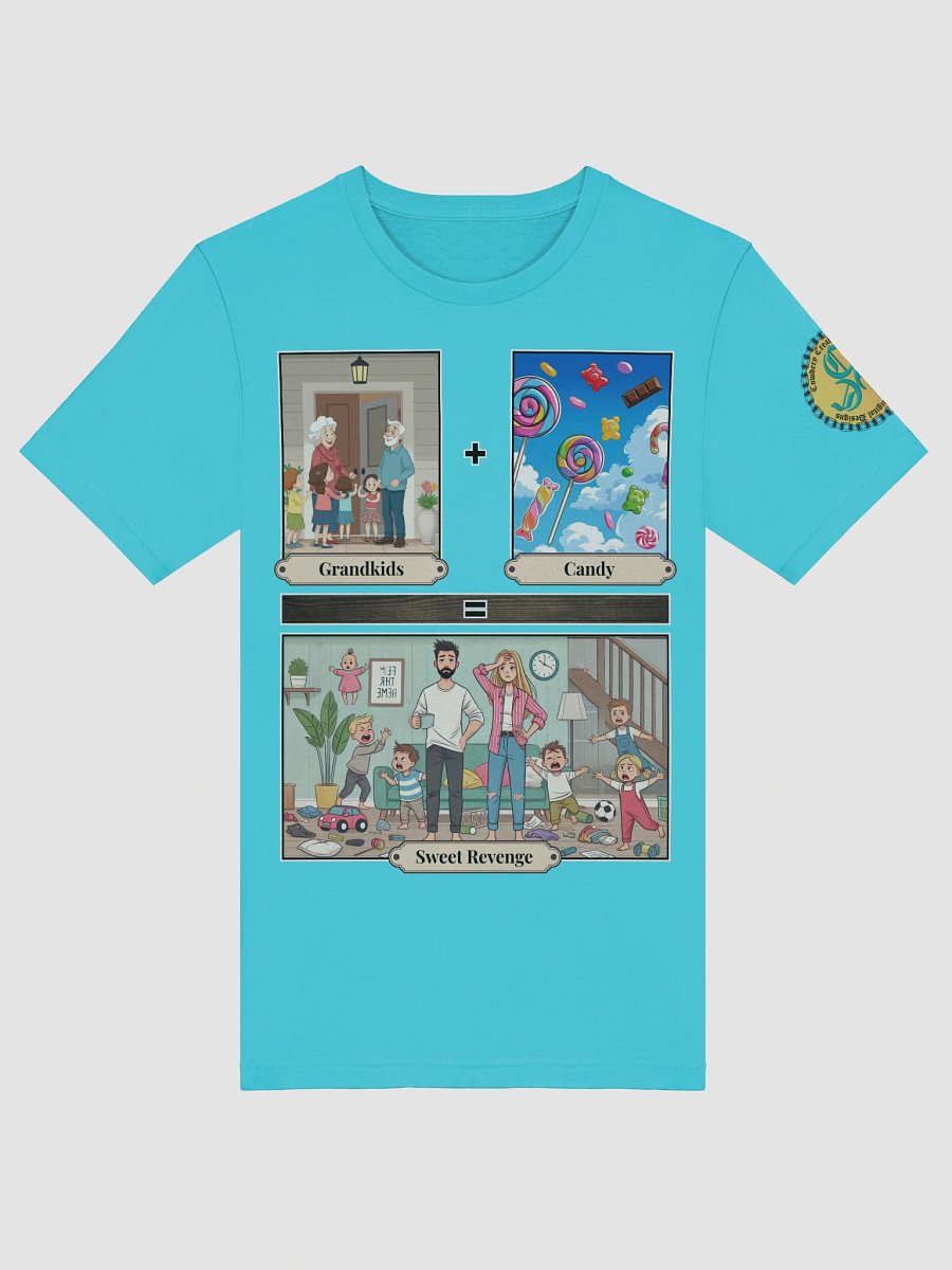Grandkids + Candy = Sweet Revenge (Both) Bella+Canvas Supersoft T-Shirt Colors (6) product image (41)