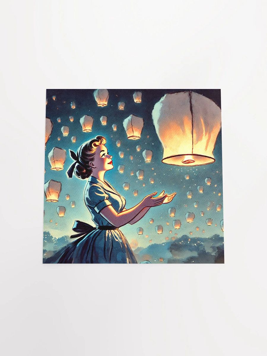 Starry Night Lanterns Vintage Style Prints and Posters product image (24)
