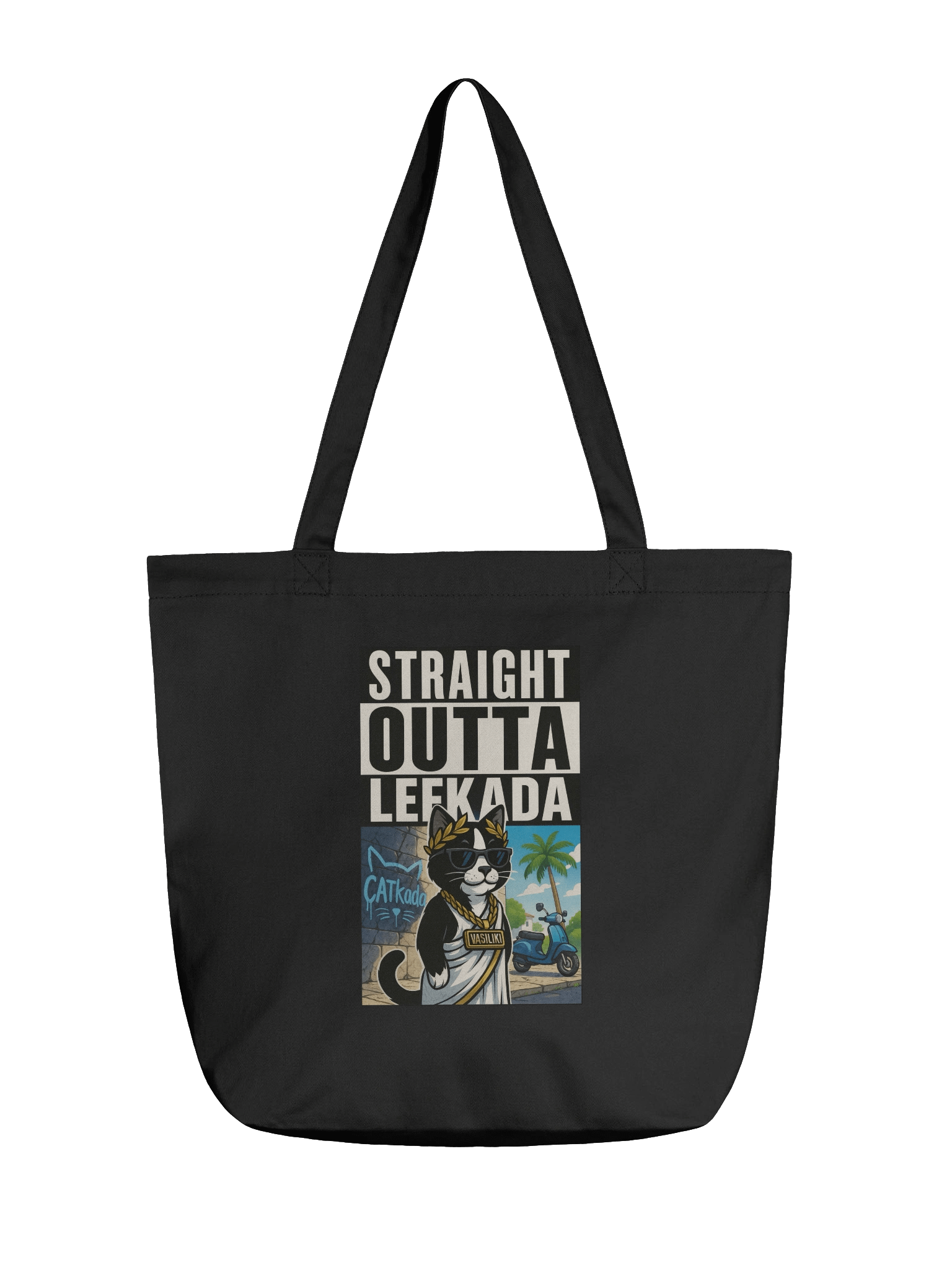 STRAIGHT OUTTA LEFKADA ECO-FRIENDLY BAG product image (1)