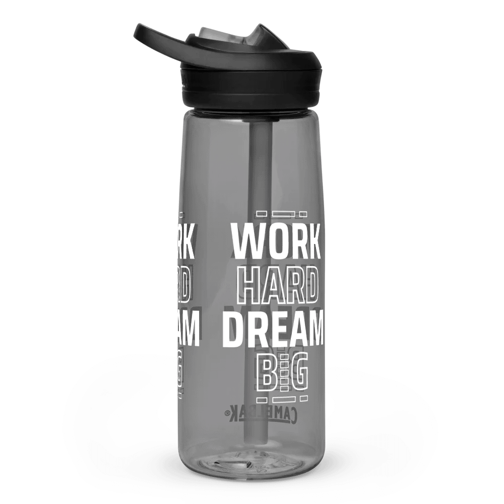 Work hard, Dream big | Sports water bottle product image (4)