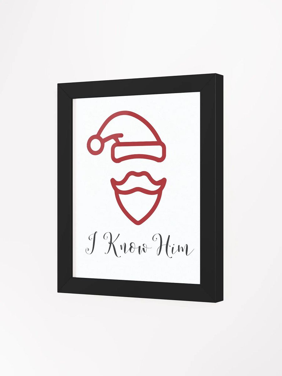 I Know Him” Santa Wall Art product image (28)