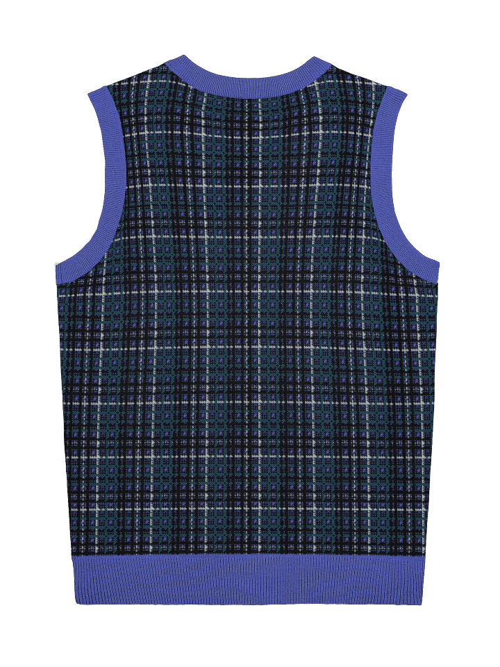 Purple Plaid Vest product image (2)