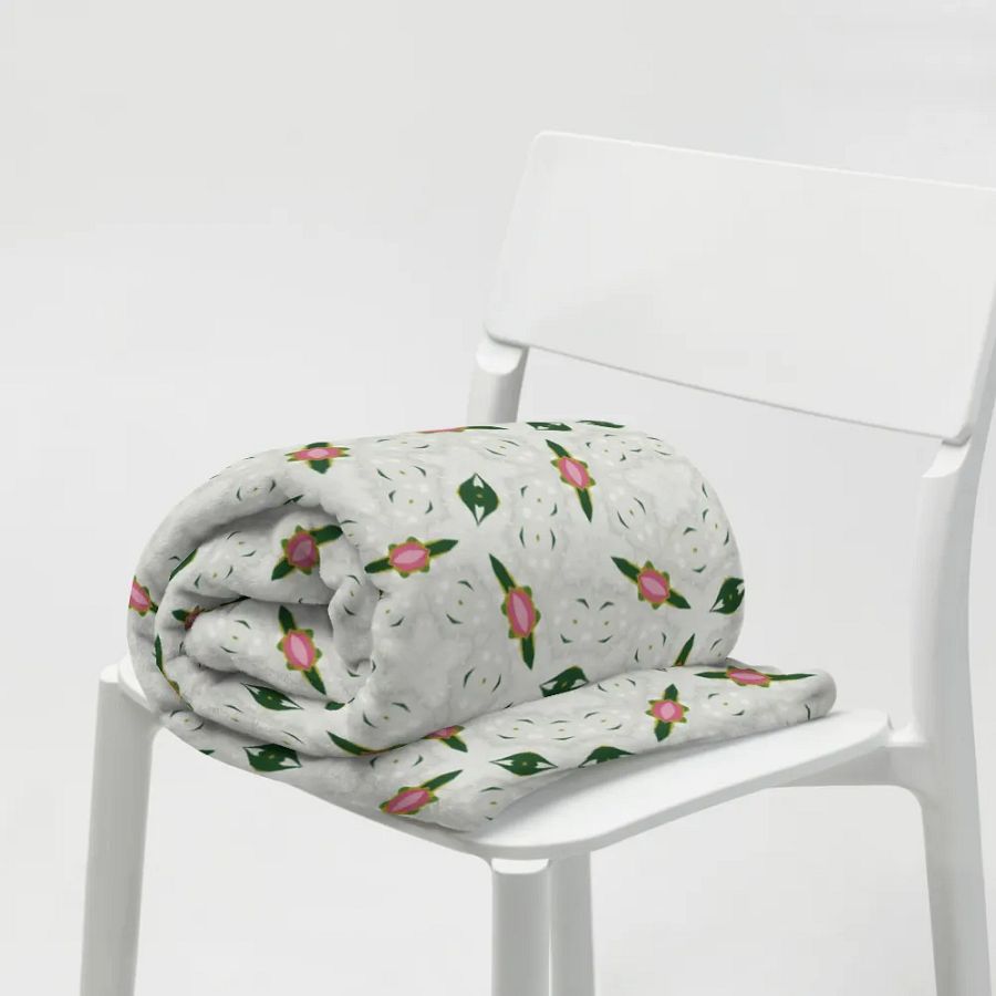 Unique Lips & Eyes Circular Pattern Throw Blanket product image (10)