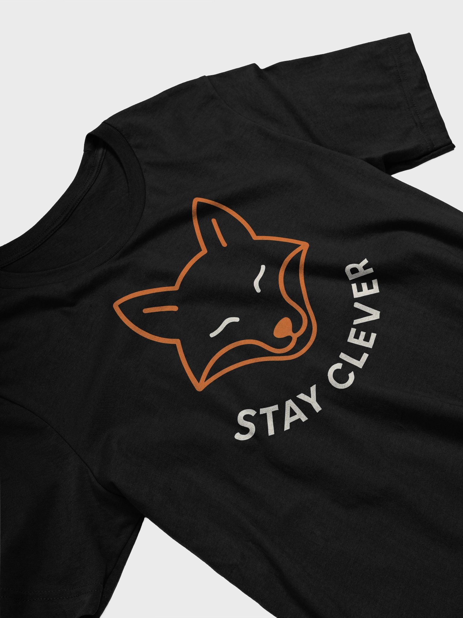 Clever Fox Minimalist T-Shirt product image (3)