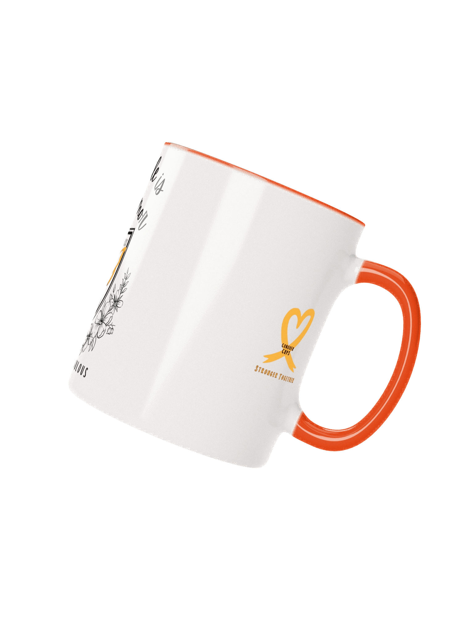Your Smile is Your Armor Mug- ORANGE EDITION product image (2)