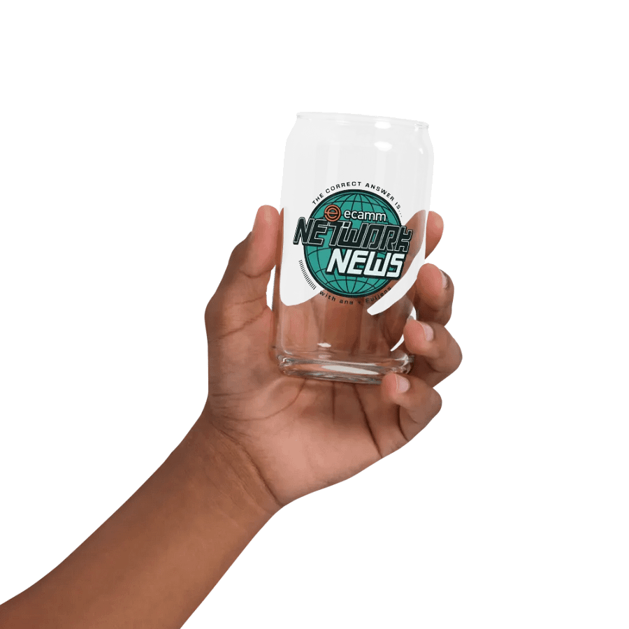 Ecamm Network News 16oz Glass product image (32)