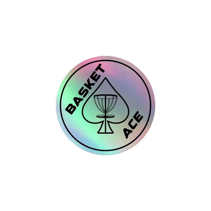 Basket Ace (Circle) Holographic Sticker product image (1)