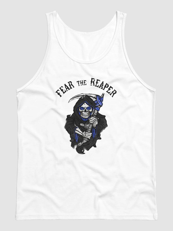 Fear the Reaper Unisex Tank Top (White) product image (2)
