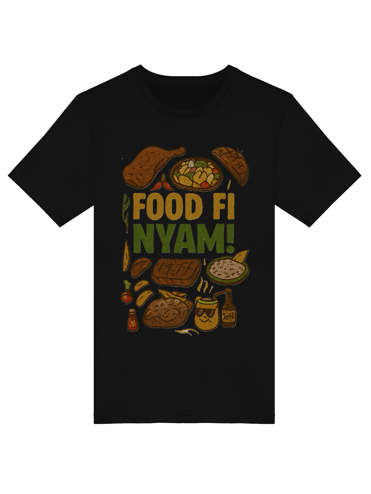 FOOD FI NYAM! Illustrated T-Shirt product image (41)
