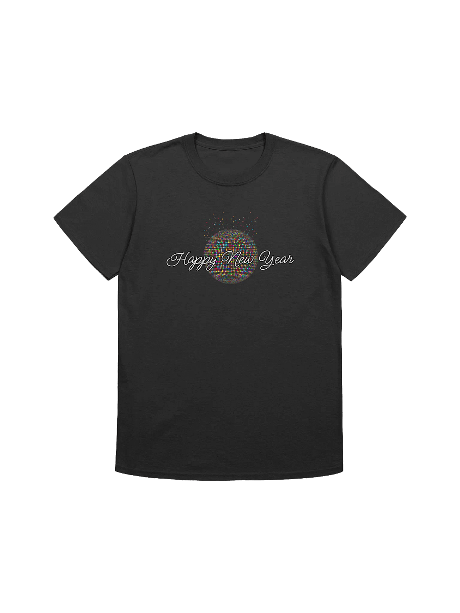 Colorful Happy New Year Party Unisex T-Shirt product image (2)