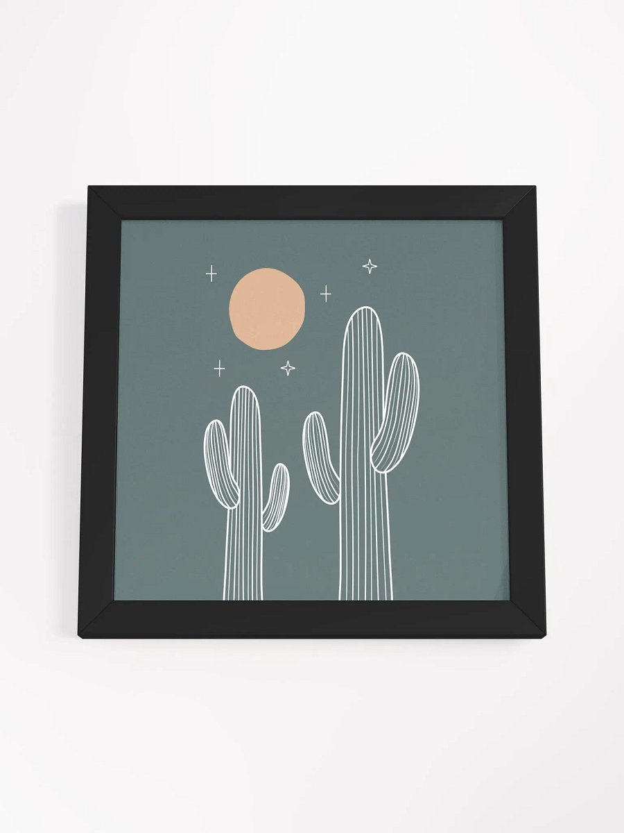 Celestial Cacti Framed Poster product image (101)
