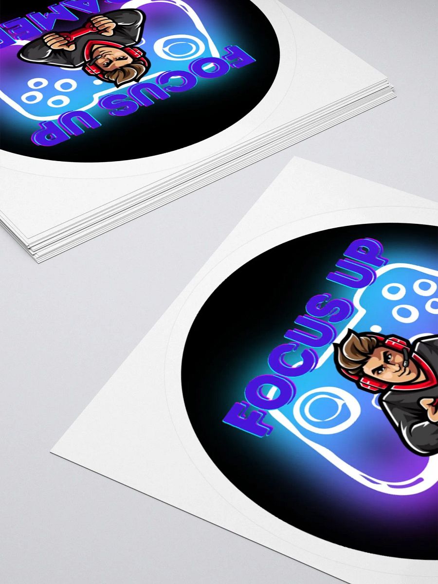 Focus Up Gamer Full Color Sticker product image (12)