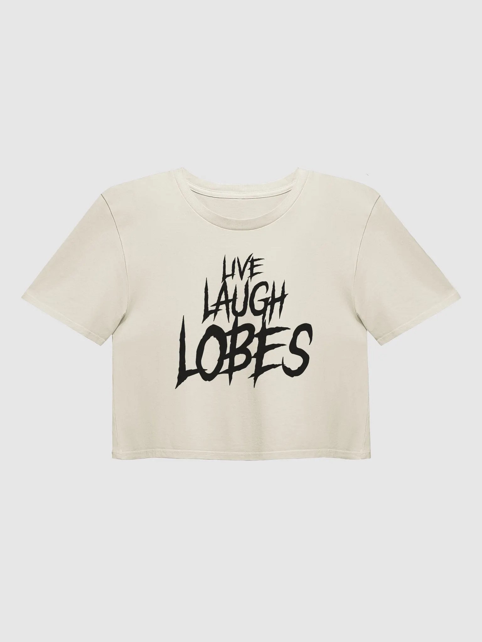LIVE LAUGH LOBES 🐰 crop top product image (1)