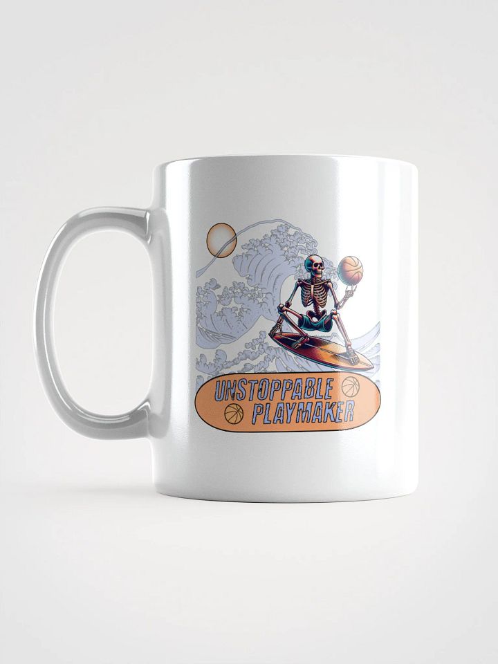 Unstoppable Playmaker Skeleton Basketball Mug product image (1)