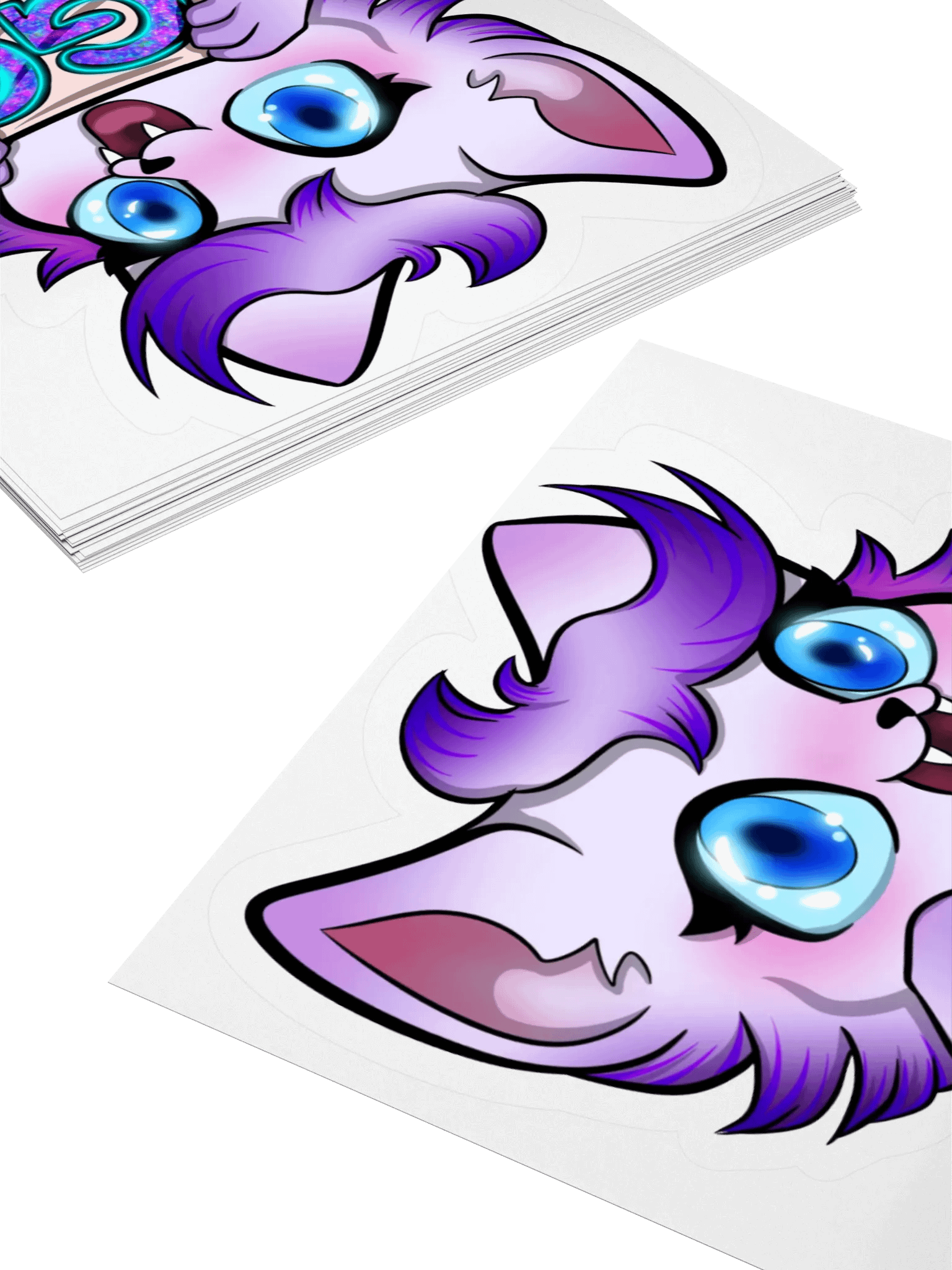 Sparkly GG Wolf Kiss Cut Stickers product image (13)